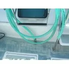 海水ポンプによるホース水栓(後部デッキ)