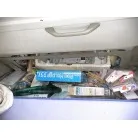 左舷ベンチシート下の物入れ