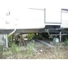 2本の塩ビパイプが雑排水パイプ