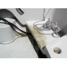 シート部FRP割れ DIYにて補修済み
