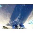 船首のキズ