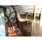 右舷側の増設した燃料タンク100L