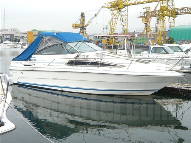 シーレイ230ボウライダー1998、トレーラー格納係留に対応したグレイボートカバー 1998 Sea Ray 185 Bow Rider, Williams Bay United States -