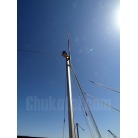 青色回転灯とアンテナ