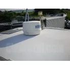 レーダーのドーム型発信機。