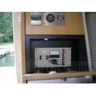 発電機操作盤。