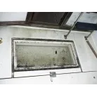 イケスには雨水が溜まっていました