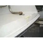 船尾ステップの補修痕