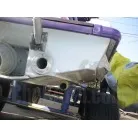 サイドフィン付近に補修痕