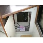 キャプテンシートの裏側小物入れ。
