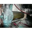左舷機用海水こしきフィルター08’09交換済み