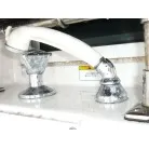 キャビン入口左舷側 清水シャワーシンク