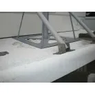 スパンカー取付基台。