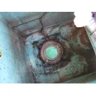 油圧ハンドルシリンダー部の錆び