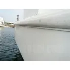 右舷側ハル後方を撮影