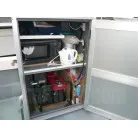 デッキ収納内部を撮影