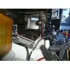 エンジン左舷側 現在ベルト交換作業中