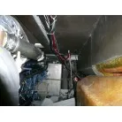 エンジン右舷側を撮影 現在ベルト交換作業中