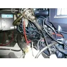エンジン左舷側下部を撮影 オイル漏れ等無し