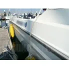 右舷ガンネル部