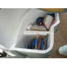 テーブル ソファー下小物入れ。