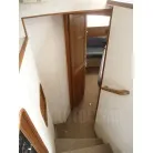 アフトキャビンへの階段通路