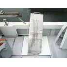 ヤンマーボートセンター製のダガーボードで　潮立ても楽です