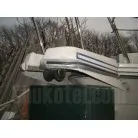 バウスプリッドの補修痕
