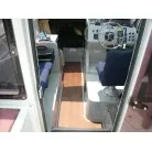 キャビン床面2006年にチーク材にて貼り施工