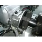 エンジン後方 中間軸接合部を撮影