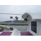 スパンカー連動の航海灯