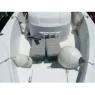 バウ方向からフォワードデッキを撮影