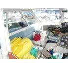 キャビン左舷側を撮影 通常荷物置き場として使用