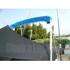 収納カバーで保護　　オーニング付き
