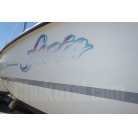 右舷側　ステッカーの色あせ