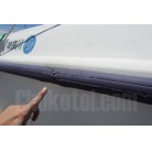 ガンネルのキズ