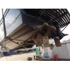 今は高圧洗浄と貝取りを行っています