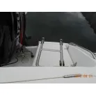 トランサムラダーで海水浴!