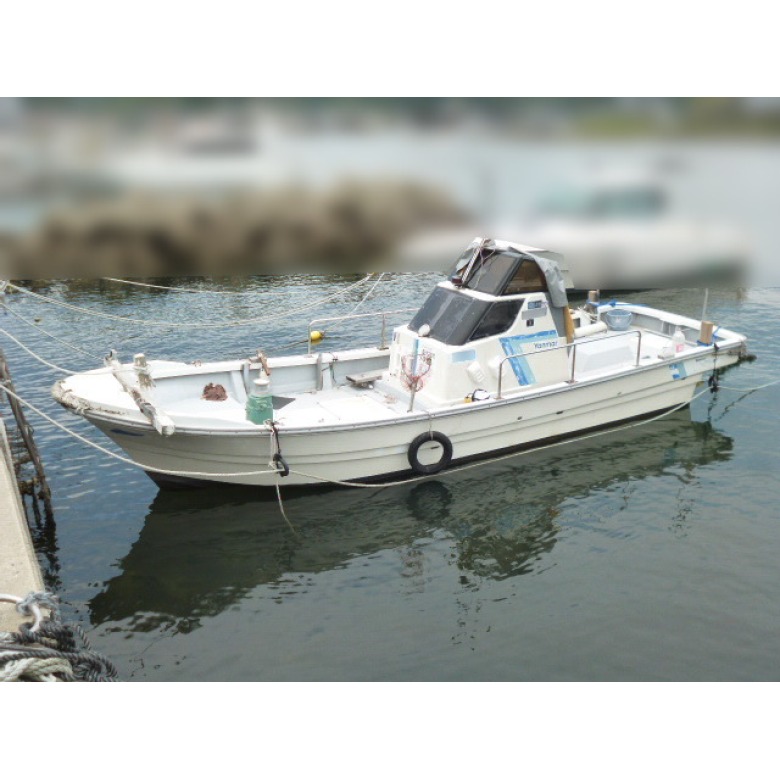 海上係留場所付き！ 中古艇 ヤンマーとびうおDE24DZ 65馬力、平成