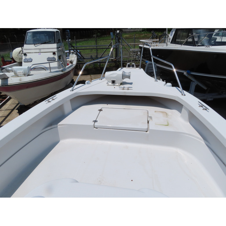 中古 極美艇 陸上げ保管 プレジャーボート ヤンマー EX26B 26ft 8名乗 アワーメーター僅か54時間 船検R6年3月