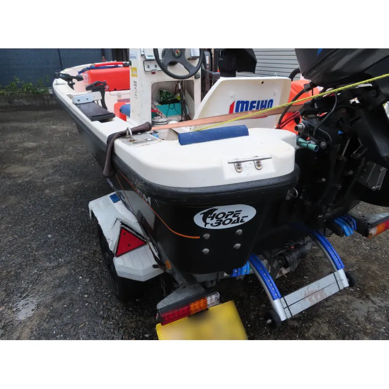 ホープボート ファンフィッシャー FF385L/トレーラー、エンジン８馬力、GPSミンコタ、備品付き ホープ ファンフィッシャー FF-385L | 【中古艇ドットコム】 中古