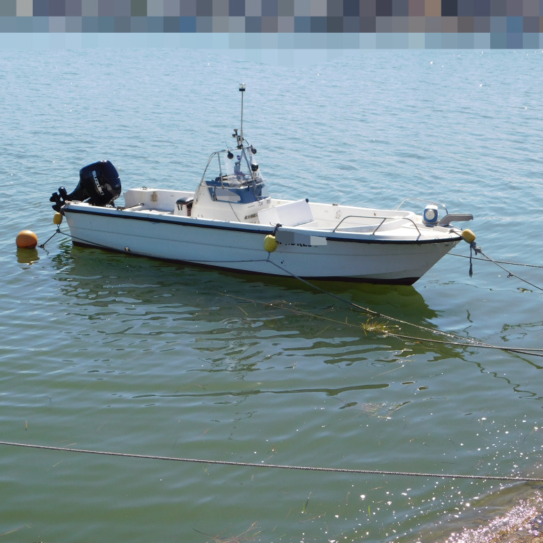 ヤマハ17フィートボート、4スト50馬力船外機、好調です。