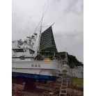 スパンカー左舷後方