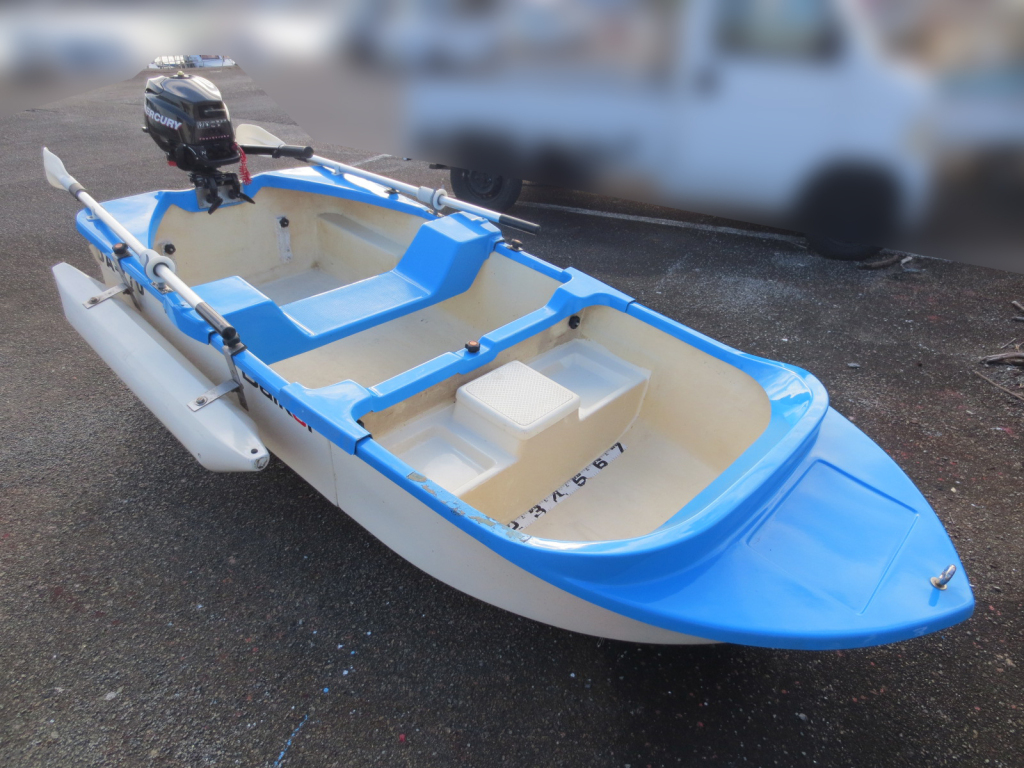 最大12%OFFクーポン 大恵 2分割ボート 2人乗り DA-270 2馬力エンジン | 【中古艇 その他