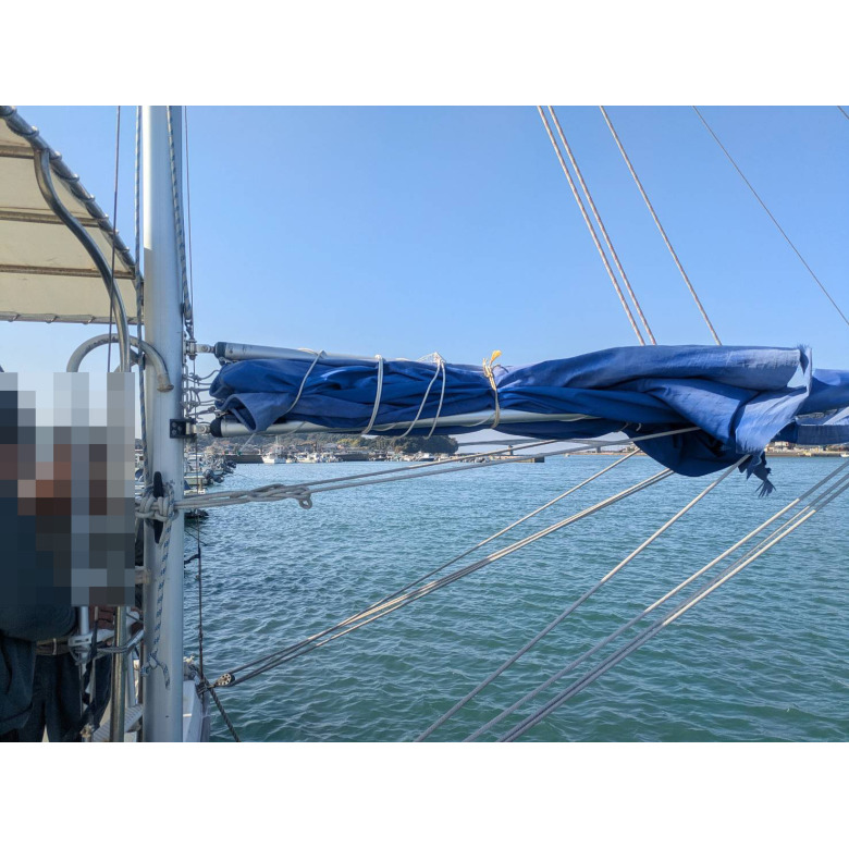 EX-35より取り外したスパンカー