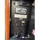 オーディオ機器とブレーカーパネル収納場所