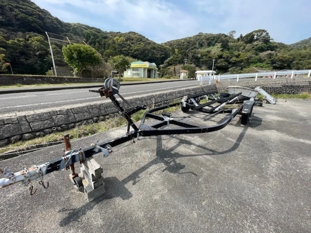 取引先決定！ボートトレーラー ジェット用 書類なし  早い物勝ち PWCボートトレーラー】 YST-34 組み立てキット（予備検なし）｜ロフト