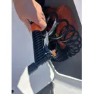 デッキウォッシャー用ホースを格納
